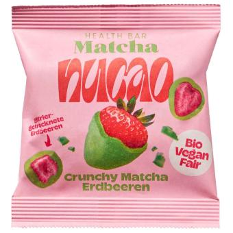 nucao Schokofrüchte Crunchy Matcha Erdbeeren